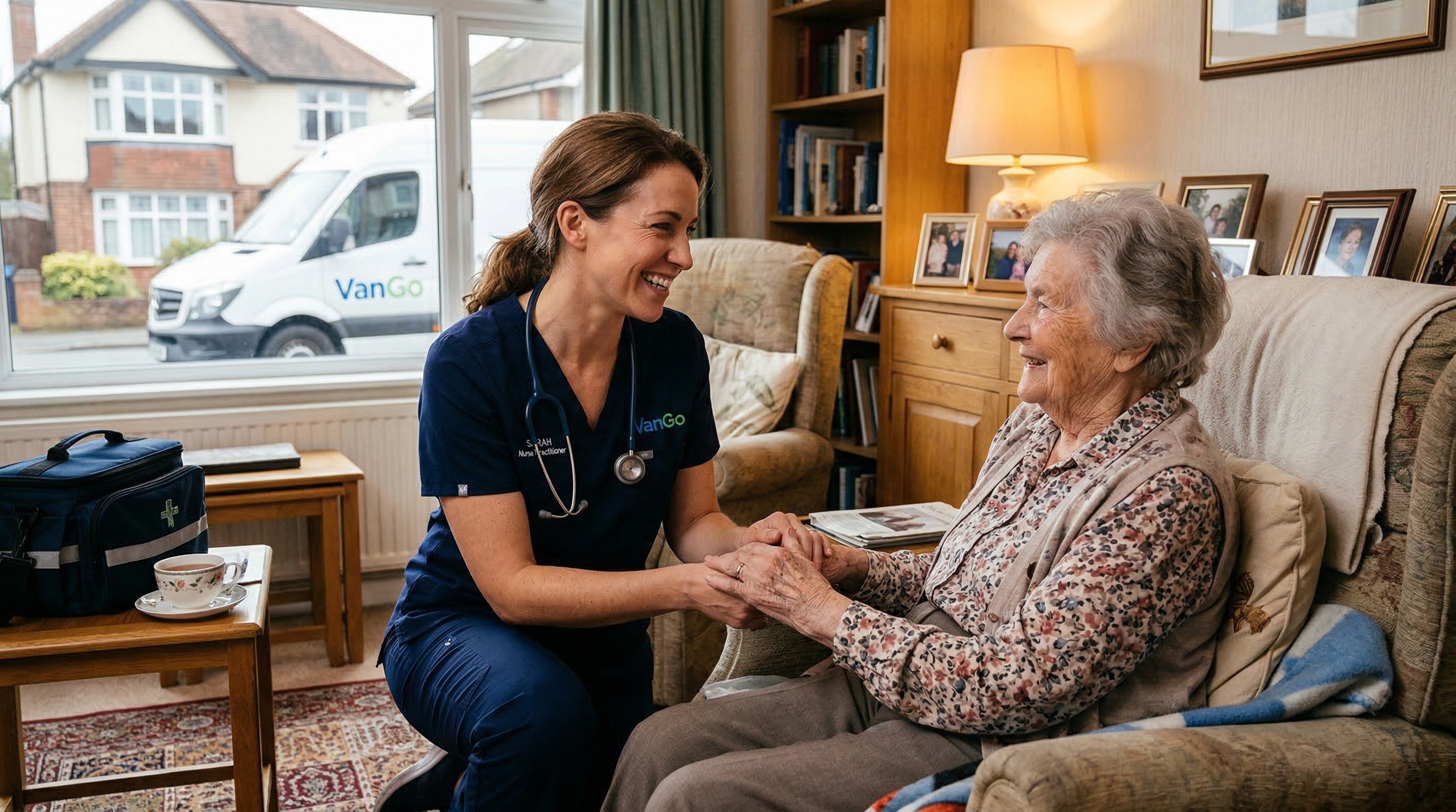 Friendly VanGo Ear Care medical professional — welcoming, experienced care for your mobile ear cleaning visit